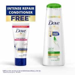 " DOVE SHAMPOO HAIRFALL RESCUE 340ML CONDITIONER FREE"